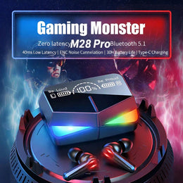 M28 Gaming Wireless Earbuds – Power. Precision. Performance.