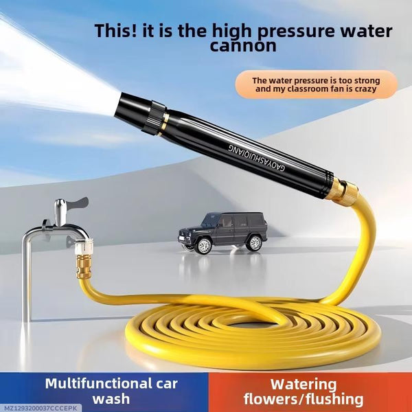 High Pressure Water Nozzle Black Plastic Car Wash Tool