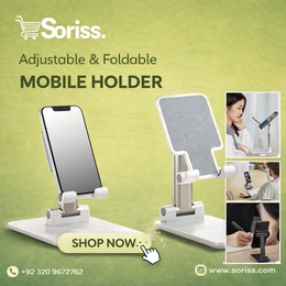 Mobile Holder Adjustable & Foldable