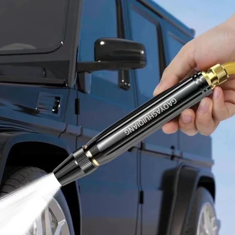 High Pressure Water Nozzle Black Plastic Car Wash Tool
