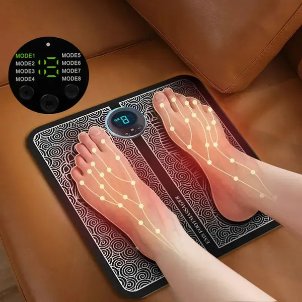 EMS Portable Electric Foot Massager Mat