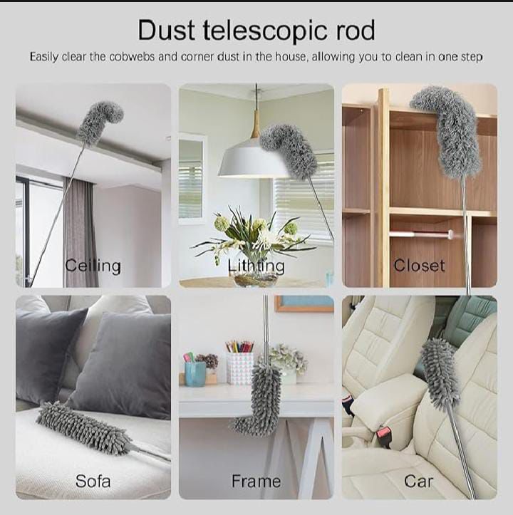 Adjustable & Foldable Microfiber Cleaning Duster-With free delivery 🚚