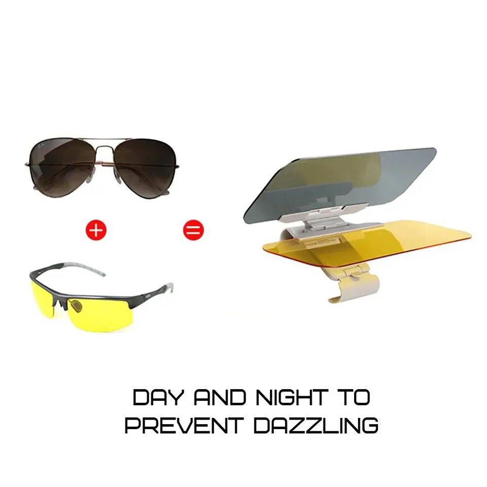 2 IN 1 CAR SUN VISOR ANTI SUNLIGHT GOGGLE