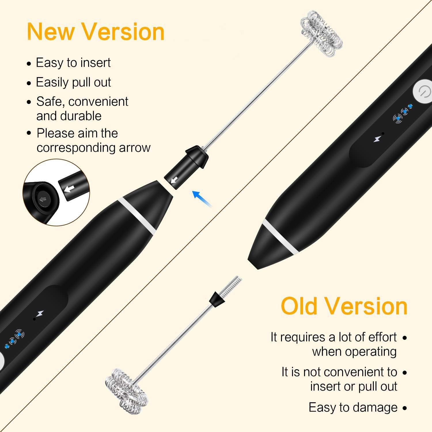 2 in 1 USB Rechargeable Coffee Beater
