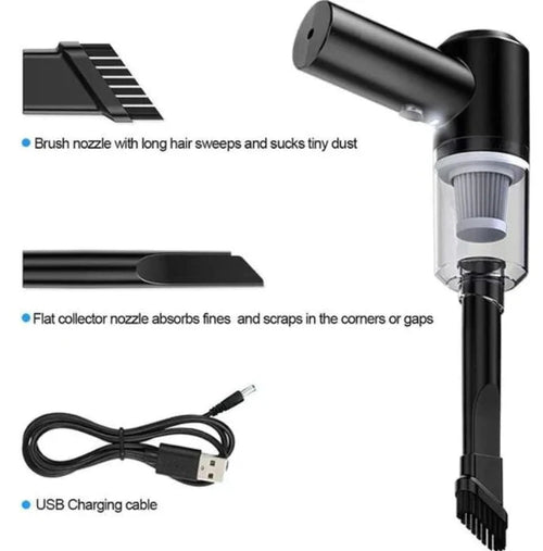 3 in 1 Portable Car Vacuum Cleaner And Blower ---- Enjoy Free shipping across Pakistan.